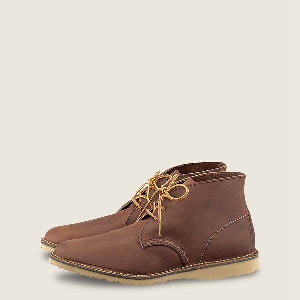 Red Wing Heritage Ayakkabı Erkek - Weekender – Chukka Yuma Deri - Kahverengi - 41SRPYDGZ